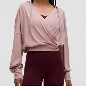 Lululemon Soft Jersey Relaxed Wrap-Front Hoodie
